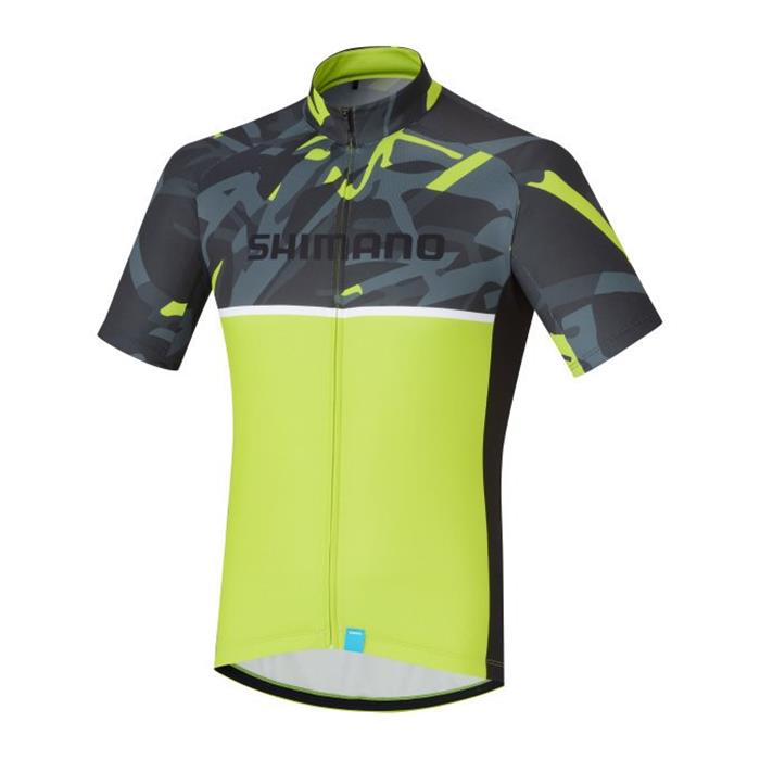 SHIMANO - Dres TEAM s kr.rukávem žlutý