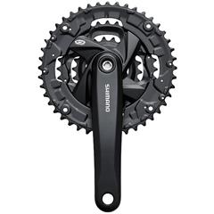 SHIMANO - kliky FC-M371-L pro 9 rychl 170mm 44x32x22 s krytem černé