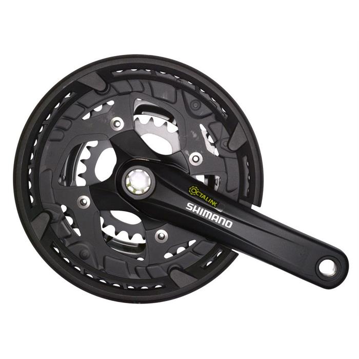 SHIMANO - Kliky FC-T4010 Alivio octalink 3x9rychl, 170mm 44x32x22z s krytem černé