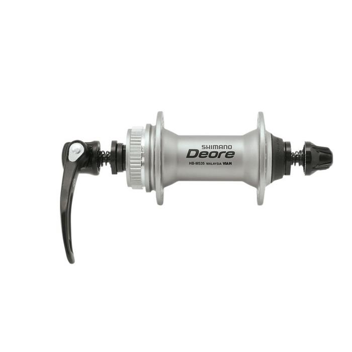 SHIMANO - NÁBOJ DEORE HB-M535 CL PŘEDNÍ STŘÍBRNÝ 32