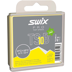 SWIX - vosk TS10B-4 - skluzný Top Speed 10 žlutý 40g 0/+10°C