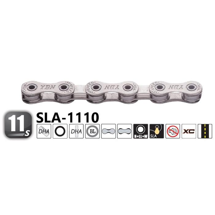 Yaban - Řetěz SLA1110 stříbrný 11x (116čl.)