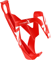 ELITE - Košík Custom Race X lesklý červený, logo bílé